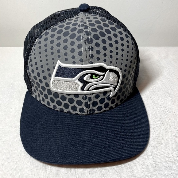 Seattle Seahawks NFL Vintage Collection Men's New Era 9FIFTY snap back Hat Cap - Picture 1 of 7